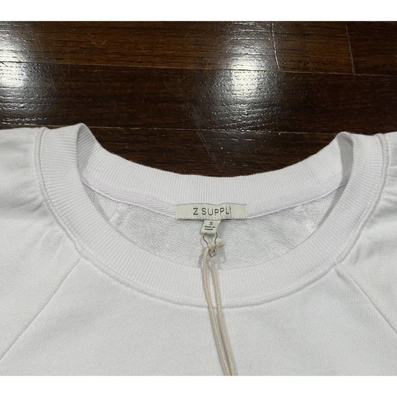 NWT! Z-Supply Gianna Terry Lined Dress Women's Size S White - Picture 4 of 7